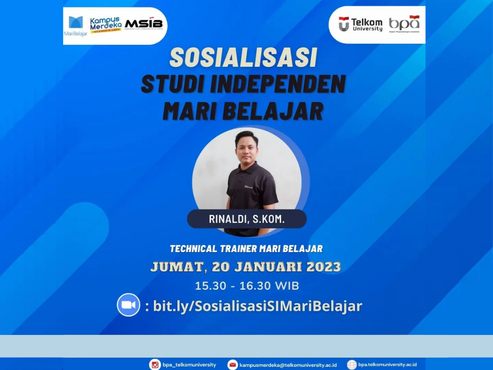 Sosialisasi Program Studi Independen - Mari Belajar 2023 - LKM FIT